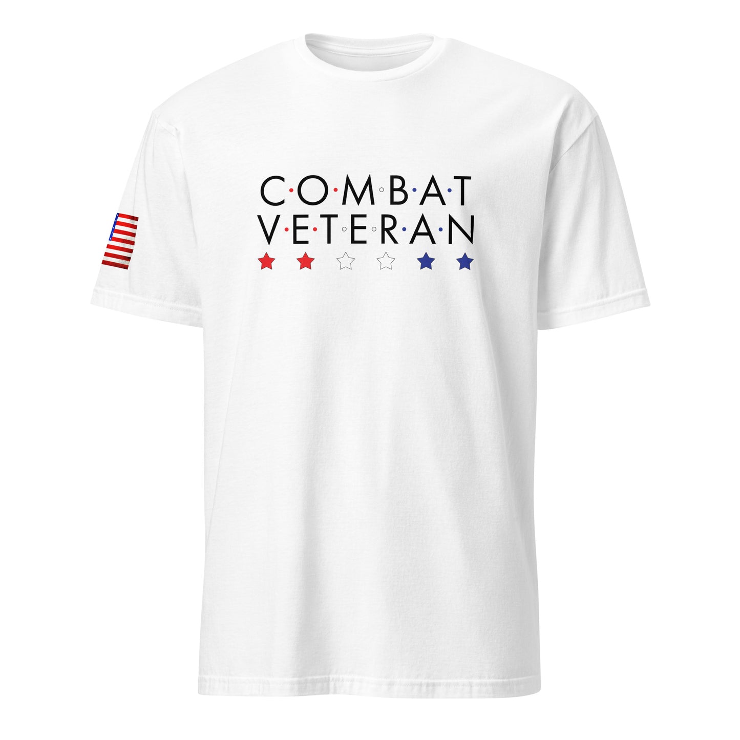 COMBAT VETERAN Red White & Blue T-Shirt