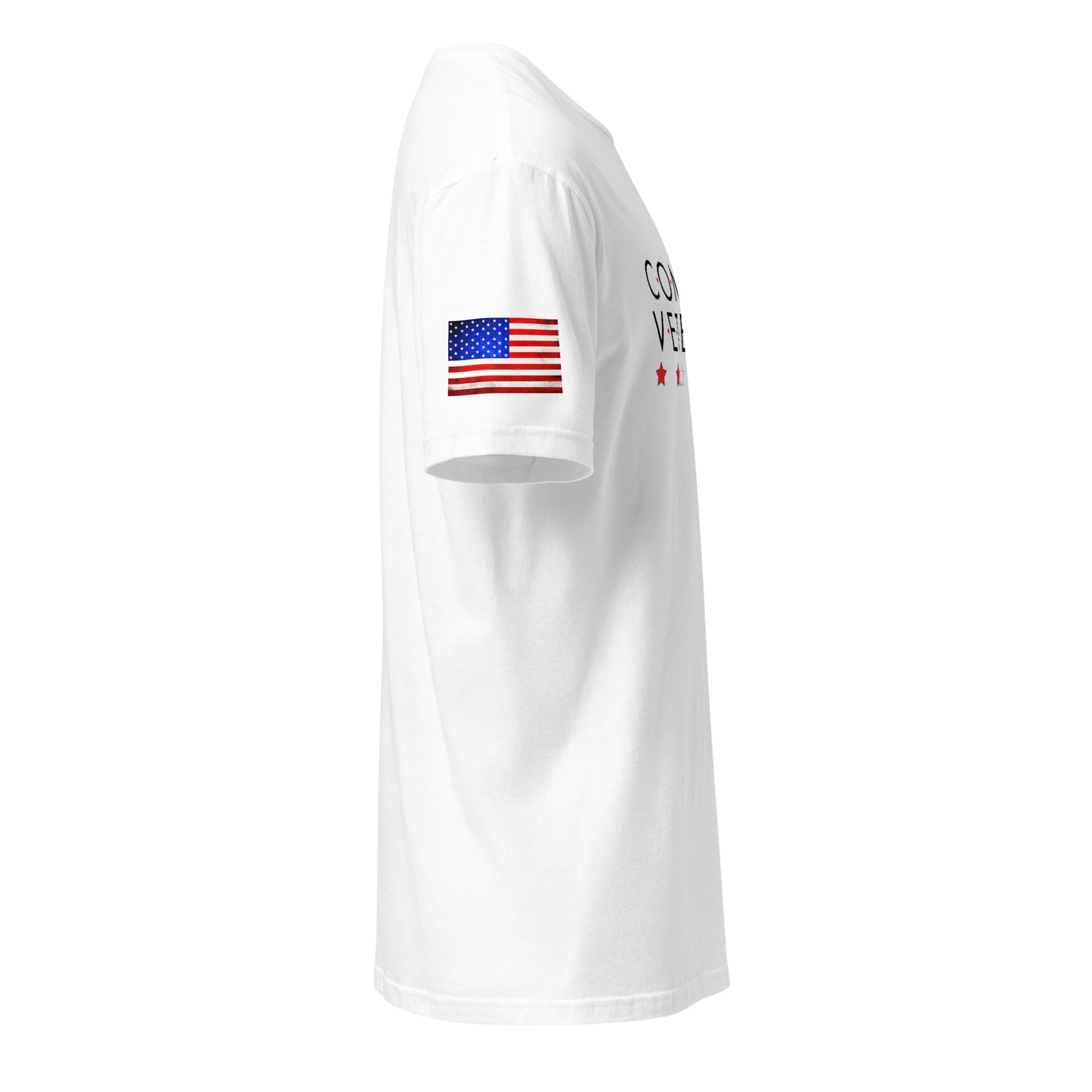 COMBAT VETERAN Red White & Blue T-Shirt